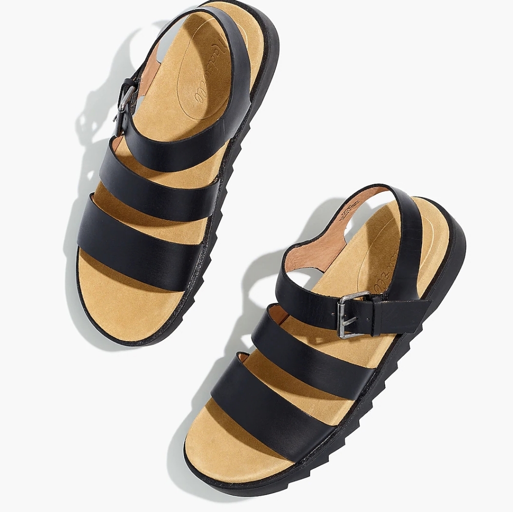 Madewell Addie leather sandals size 9